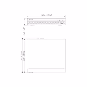 Dahua NVR4108HS-4KS3 8-kanavainen verkkovideotallennin, 1 HDD-paikka, enintään 12 MP