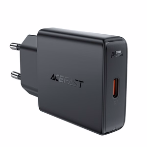 Acefast A65 PD 20W GaN USB-C Ultra Slim Wall Charger - Black