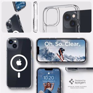 Spigen Ultra Hybrid Magsafe tapauksessa iPhone 14 6,1" valkoinen
