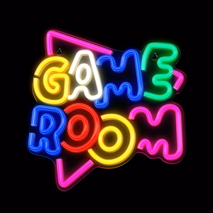 Neon PLEXI LED GAME ROOM moniväri NNE20 Neolia