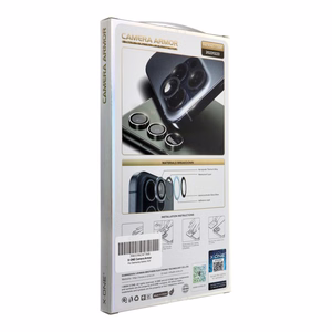 X-ONE Sapphire Camera Armor - Samsung Galaxy S25:lle - hopeinen