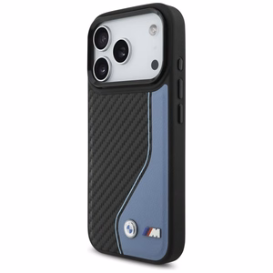 BMW M Carbon Logo MagSafe Suojakuori iPhone 17 Prolle - sininen