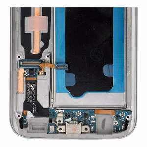 FixCell display LCD SAMSUNG S7 with frame gold (refub)