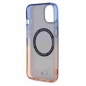 BMW Gradient Bumper MagSafe -suojakuori iPhone 15 Plus / 14 Pluslle - harmaa