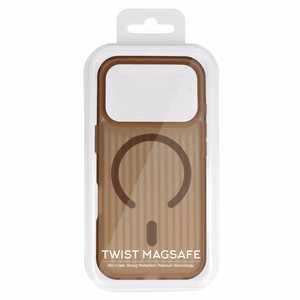 Tel Protect Twist Magsafe suojakuori Iphone 17 Pro kahvinruskea