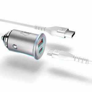 3mk Hyper -autolaturi, 45 W, PD/QC/PPS, USB 1A1C, hopea
