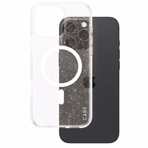 CARE by PanzerGlass Flagship Star Lit suojakuori iPhone 16 Pro Max 6.9' valkoinen/valkoinen MagSafe 1344