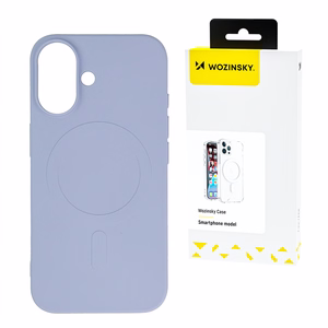 Wozinsky silikoninen suojakuori MagSafe-yhteensopiva Samsung Galaxy S24 FE:lle - violetti