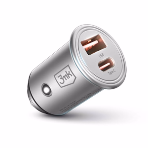 3mk Hyper -autolaturi, 45 W, PD/QC/PPS, USB 1A1C, hopea