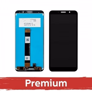 LCD-näyttö yhteensopiva Huawei Y5P / Honor 9S musta OEM