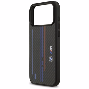 BMW M Kevlar Lines & Logo MagSafe Suojakuori iPhone 17 Pro Maxille - musta