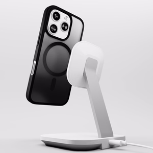 Puro Gradient MagSafe Silikoninen Suojakuori iPhone 16 Prolle - musta