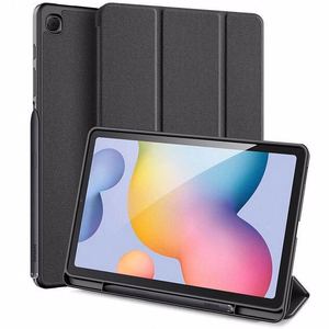 Dux Ducis DOMO -taittosuojakuori kynälokerolla Samsung Tab S6 Lite P610/P613/P615/P619 musta