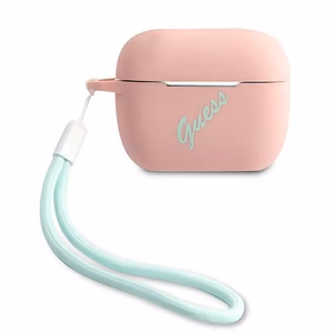 Guess GUACAPLSVSPG AirPods Pro suojus ruusunvihreä/vaaleanpunainen vihreä Silikoni Vintage