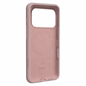 Etteri Silikoninen Mag Suojakuori iPhone 17 Pro -puhelimelle vaaleanvaaleanpunainen