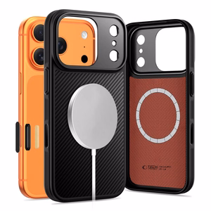 Tech-Protect Kevlar Aramid MagSafe Suojakuori iPhone 17 Pro Max:lle - Musta