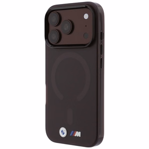 BMW M IML Frosted Metal Logo & Trims MagSafe suojakuori mallille iPhone 17 Pro / 18 Pro – viininpunainen