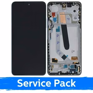 LCD-näyttö yhteensopiva Xiaomi Poco F3 (Mi 11X / Mi 11i) kehyksellä / Deep Ocean Blue / (Service Pack)
