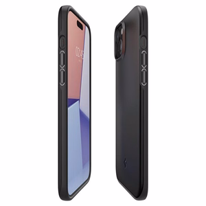 Spigen Thin Fit Suojakuori iPhone 15 6,1 musta