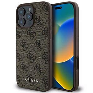 Guess 4G Classic Suojakuori iPhone 16 Pro Max:lle - Ruskea