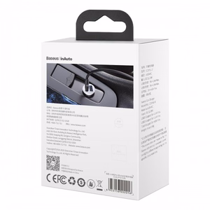Baseus Grain Pro autolaturi 2x USB 4,8A (valkoinen)