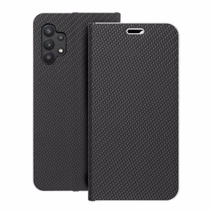 Läppäsuojakuori Samsung A32 5G:lle Luna Book Carbon musta