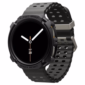 Spigen Rugged Armor Case for Samsung Galaxy Watch 8 40mm - Matte Black