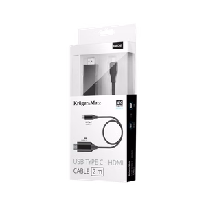 Kruger&Matz HDMI–USB-C-kaapeli, 2 m
