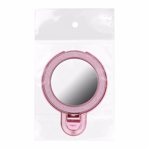 Puhelinteline CIRCLE MIRROR - tarrakiinnitys - vaaleanpunainen