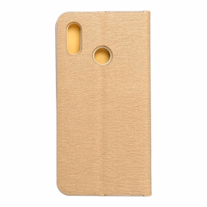 Läppäsuojakuori Huawei P20 LITE:lle Luna Book Gold kultainen