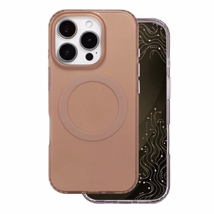 Tecto Shield Mistiq Mag suojakuori iPhone 16 Pro 6,3"-mallille, ruskea