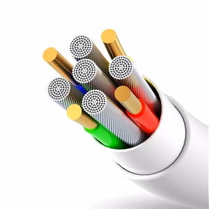Dudao USB / USB Type C 5A 1m valkoinen