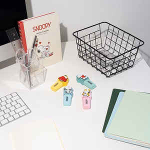 Snoopy – 4 värin korostuskynäsarja 3D-koristeella