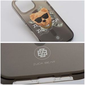 Zuck Bear Harold iPhone 16 Pro Max Suojakuori Musta