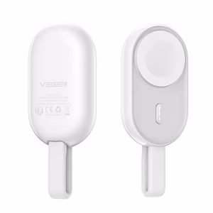 Ulkoinen akku Apple Watch:lle Veger (W0102) 1200 mAh Pomme valkoinen