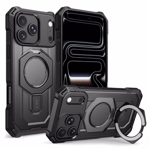 Tech-Protect MagForce MagSafe suojakuori mallille iPhone 17 Pro / 18 Pro – mattamusta