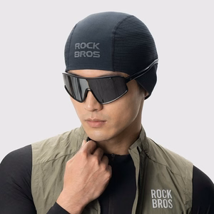 Rockbros LF25956 saumaton neulottu pyöräilylakki – musta