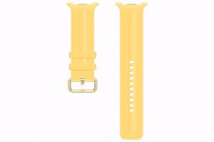 Keltainen Samsung SNL35LY Sport Band -kellonranneke (M/L) Galaxy Watch9- ja Galaxy Watch8 -malleille