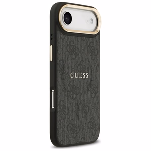 GUESS suojakuori iPhone 17 Air MagSafe-yhteensopiva GUHMP17MP4MSEGCK (PU 4G W/ Classic) musta