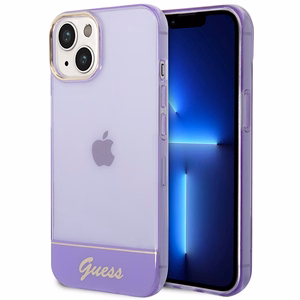 Guess GUHCP14MHGCOU iPhone 14 Plus 6.7 "violetti / violetti kovakotelo läpikuultava läpikuultava