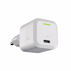 Green Cell PowerGaN 33W PD 3.0 QC 3.0 USB-laturi 1× USB-C, valkoinen