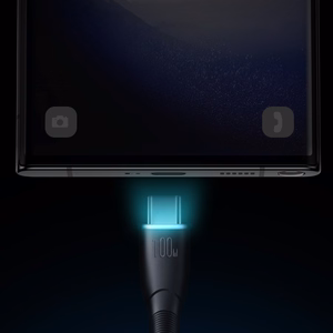 Joyroom Starry series SA32-AC6 100W USB-A / USB-C kaapeli 1m - musta
