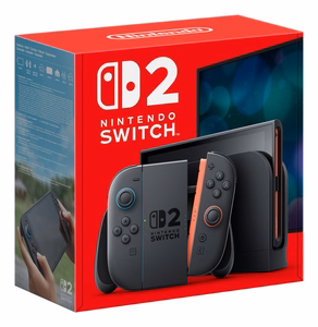 Nintendo Switch 2 -käsikonsoli, 20,1 cm (7,9 tuuman) kosketusnäyttö, 256 Gt, Wi-Fi, musta
