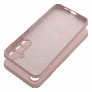 Silikonikuori 2mm Samsung A55 5G, hiekanpinkki