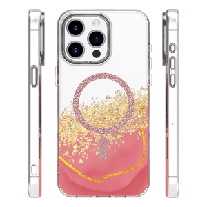 Epoxy Mag suojakuori iPhone 15 Pro 6,1" vaaleanpunainen