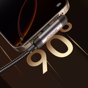 Joyroom S-A56 EnjoyX Series 90° USB-C - Lightning kaapeli 30W 1.2m - musta