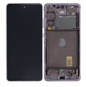 LCD-näyttö Samsung G780/G781 S20 FE kosketusnäytöllä ja kehyksellä Cloud Lavender alkuperäinen (service pack)