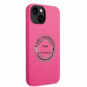Karl Lagerfeld KLHCP14MSRSGRCF iPhone 14 Plus 6.7 kovakuori vaaleanpunainen / vaaleanpunainen Silicone RSG