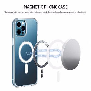 TEL PROTECT MagSilicone Suojakuori iPhone 15 Pro:lle läpinäkyvä