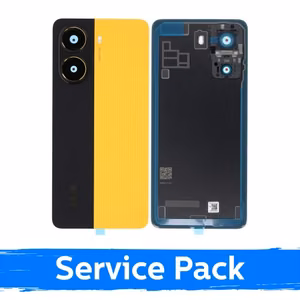 Back Cover Compatible With Xiaomi Poco X7 Pro 5G / Yellow / (Service Pack)
